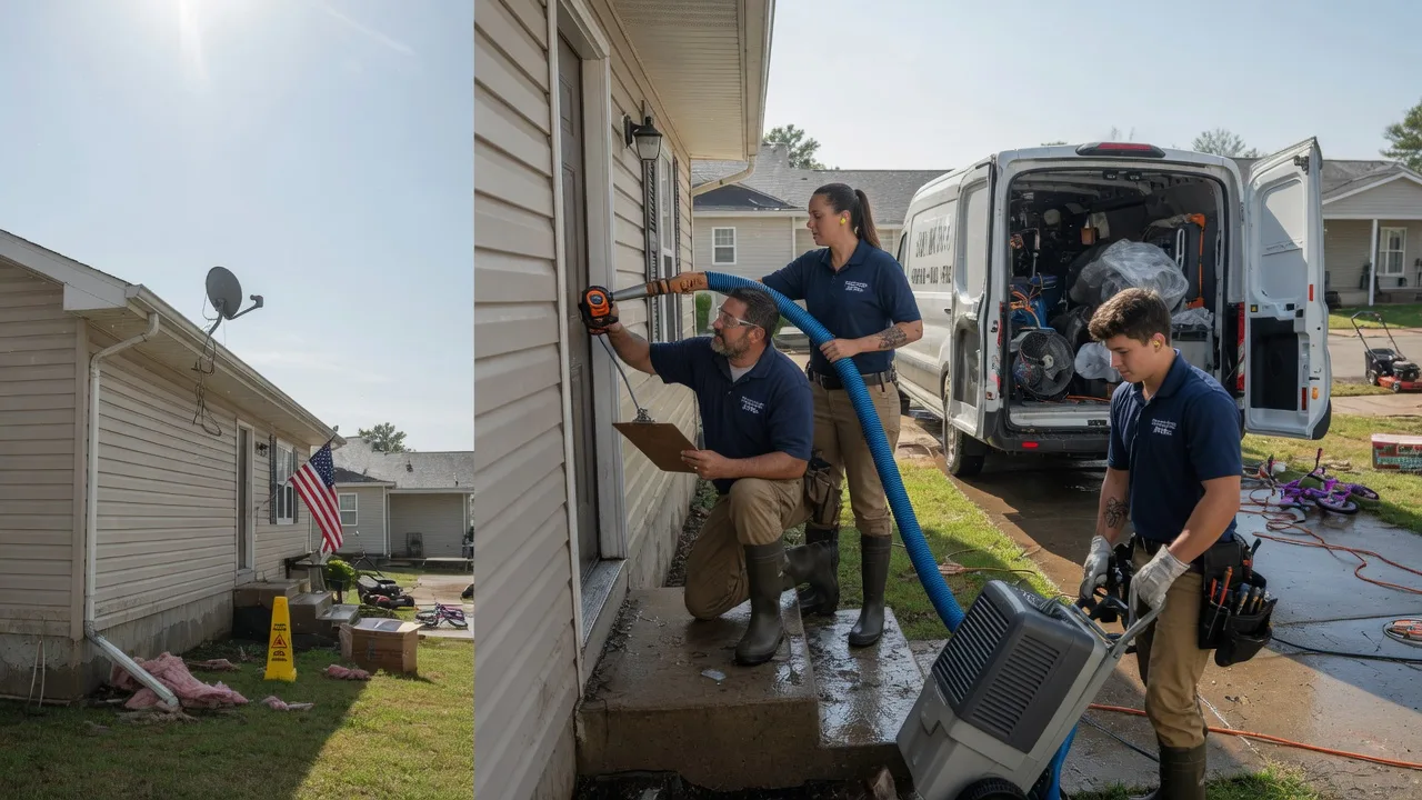 Ceiling Water Damage Restoration in Homer, LA near me